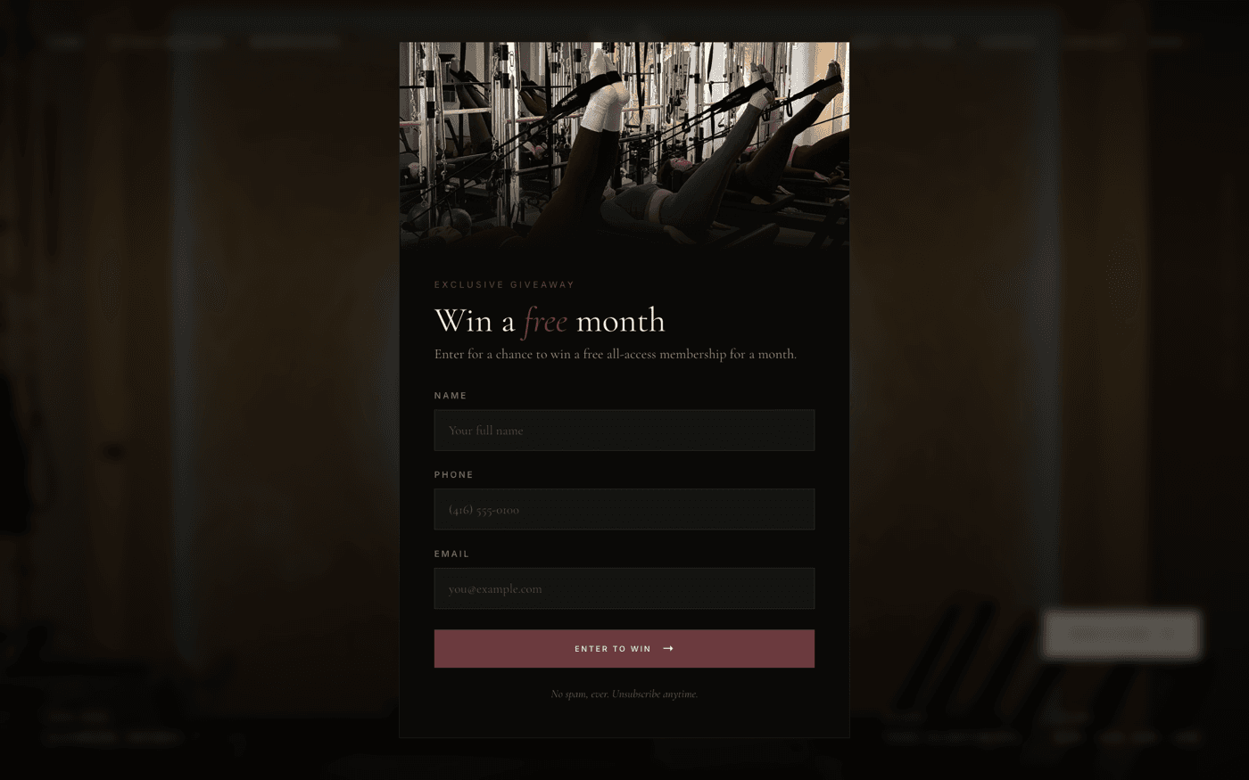 Aurélo Pilates homepage