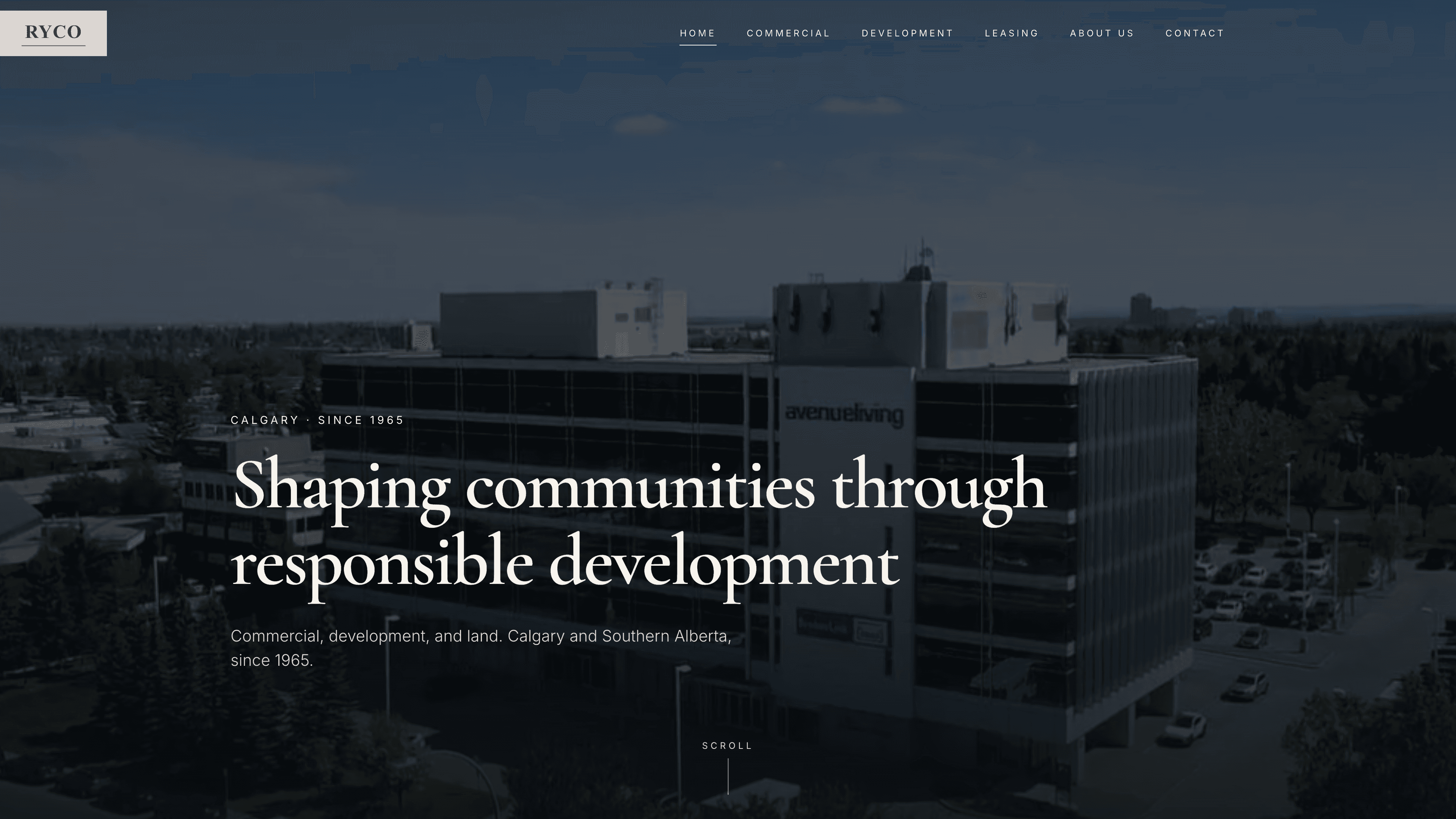 RYCO Properties homepage